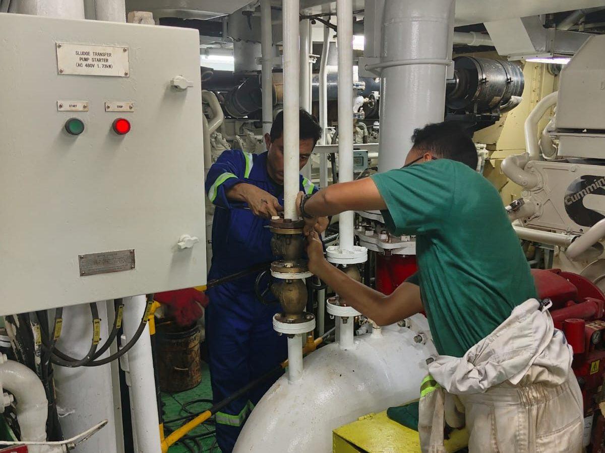 Proyek RO kapal PT Prima TSM