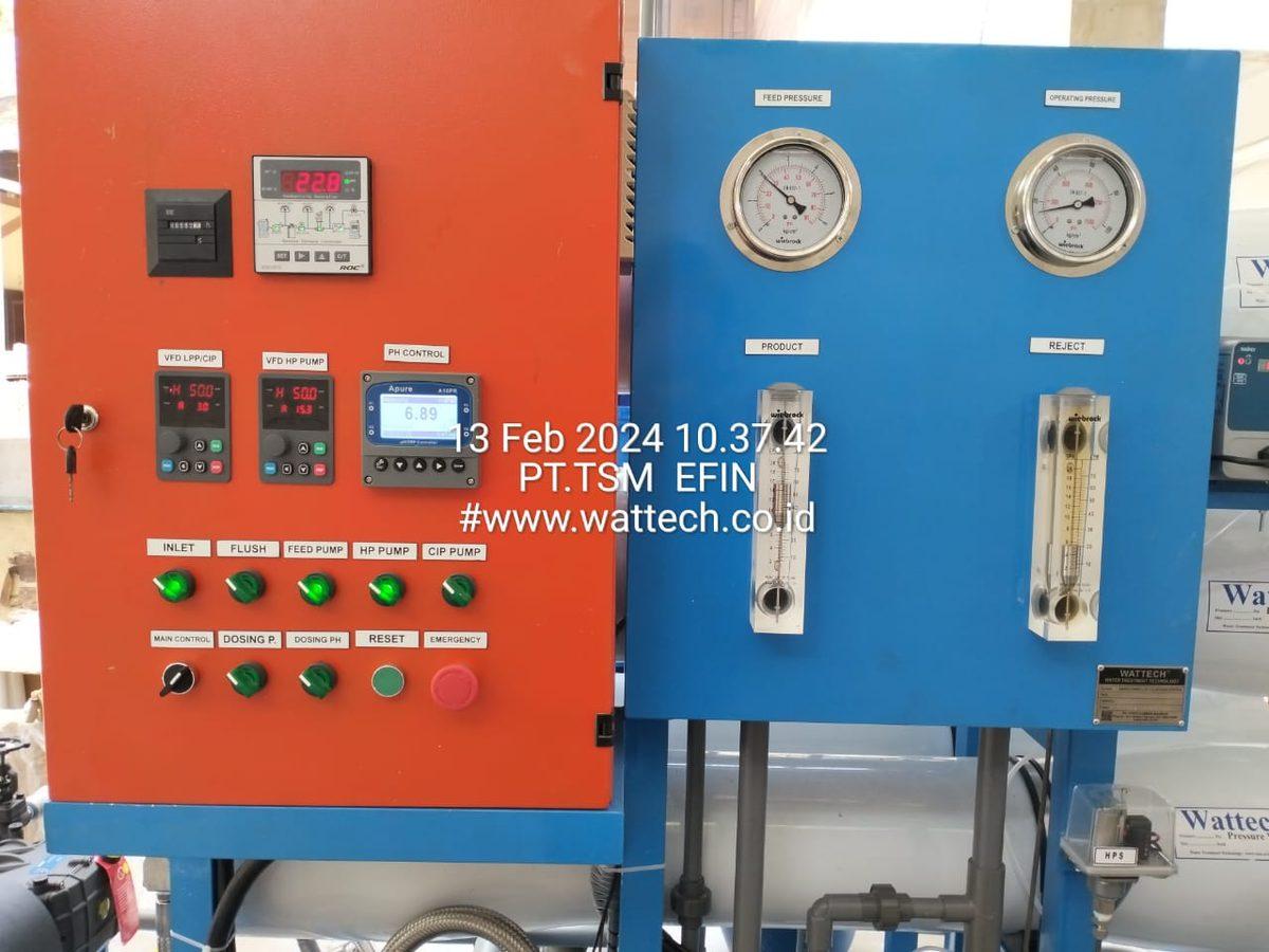 Detail vessel SWRO dan pre-treatment